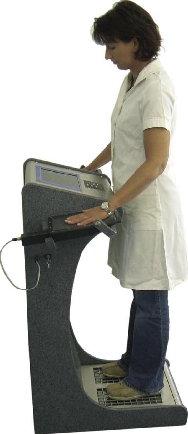 Hand-Foot-Clothing Contamination Monitor with plastic scintillation detectors